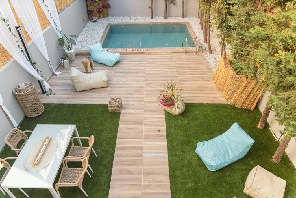 G&M Luxury Residence With Pool 干尼亞 外观 照片