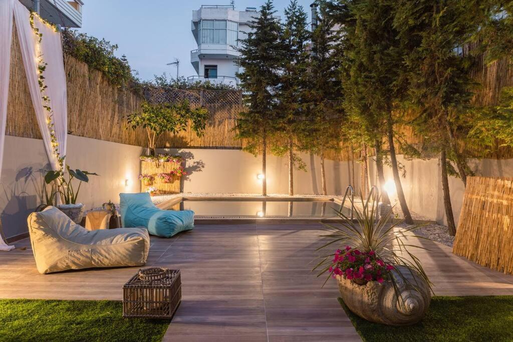 G&M Luxury Residence With Pool 干尼亞 外观 照片
